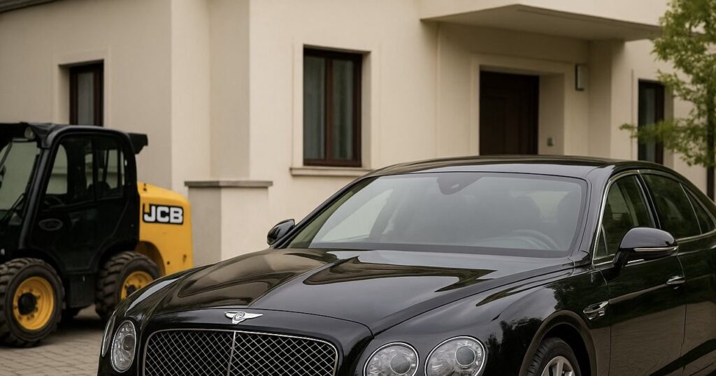 Lefoglalt luxusautó egy budapesti építőipari cég elleni NAV-nyomozás során