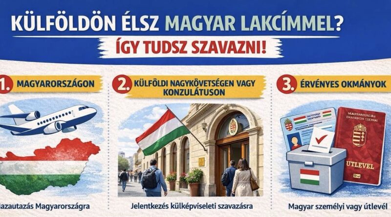 Külföldön élő magyarok szavazási lehetőségei magyar lakcímmel